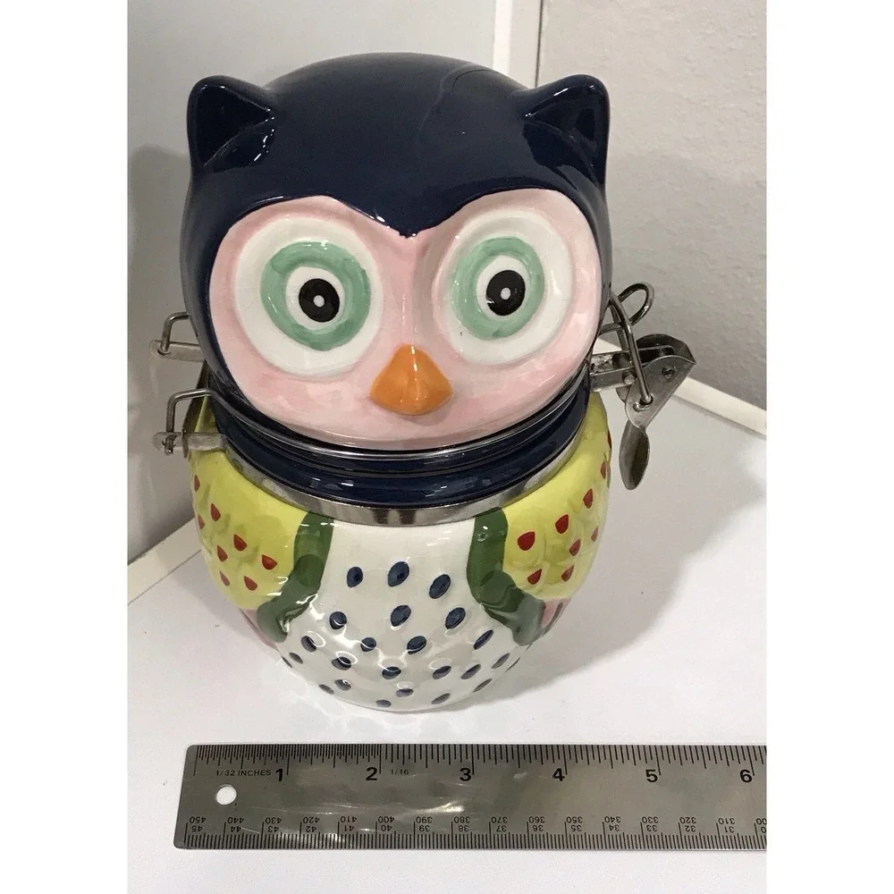 Boston Warehouse Trading Hinged Owl Storage Canister